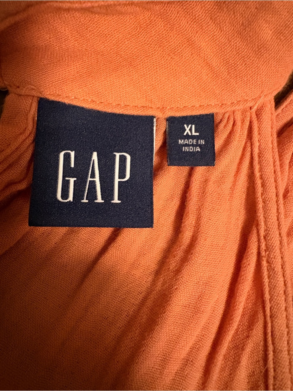 GAP Tiered dress in Orange XL - Picture 4 of 4